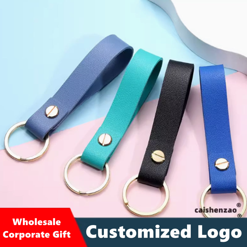 Wholesale Corporate Gift Lanyard Keychain Customized Logo Names Company Event Gift