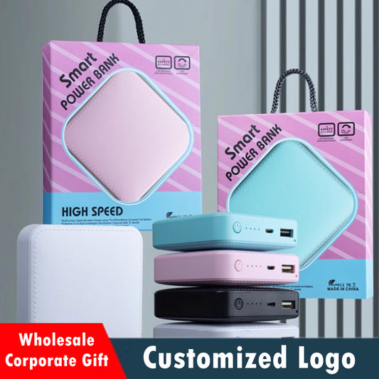 Wholesale Corporate Gift 5000mah Mini Power Bank Customized Logo Portable Charger Powerbank